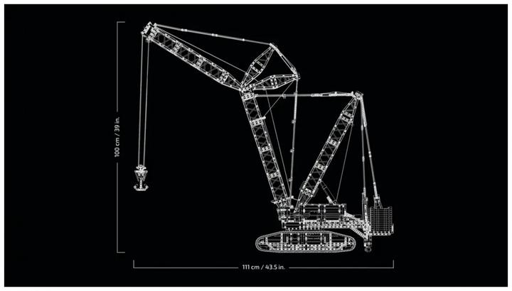 Produktbild LEGO Liebherr LR 13000 Raupenkran (42146, LEGO Technic)