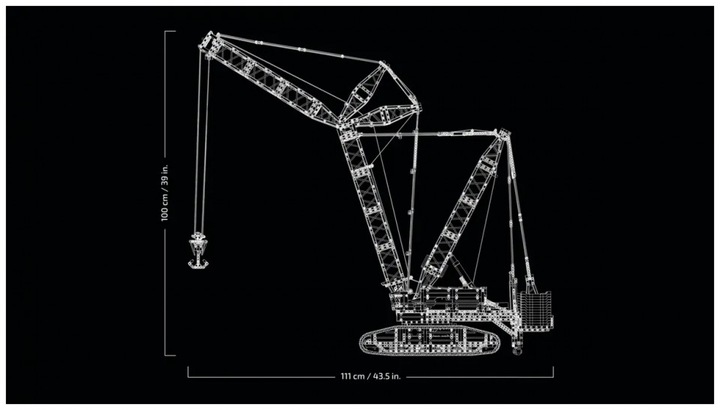 Produktbild LEGO Liebherr LR 13000 Raupenkran (42146, LEGO Technic)