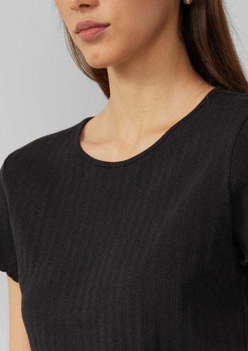 Produktbild S.Oliver T-Shirt T-Shirt mit Ajour-Muster (XL)