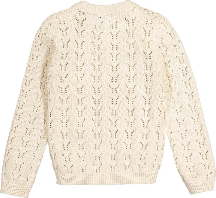Image du produit La Redoute Collections Veste en tricot avec fermeture à boutons et motif ajouré (158)