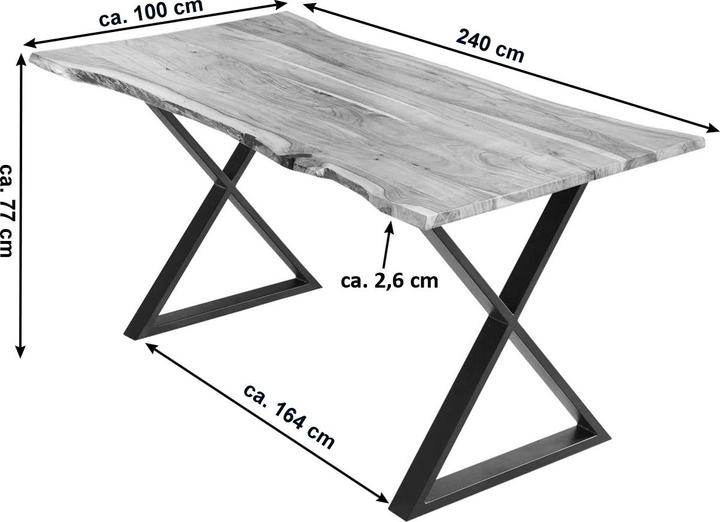 Actual product image SAM Kasimir (240 x 100 x 77 cm)