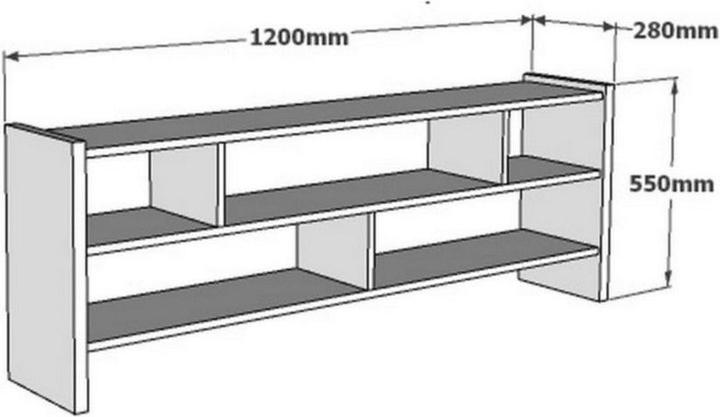 Produktbild Hanah Home Steven (120 x 28 x 55 cm)