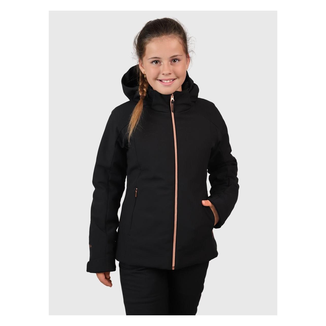 Brunotti, Meisjes, Outdoor Jassen, Giacca Softshell Per Ragazze Ariasy (152), Zwart, 152