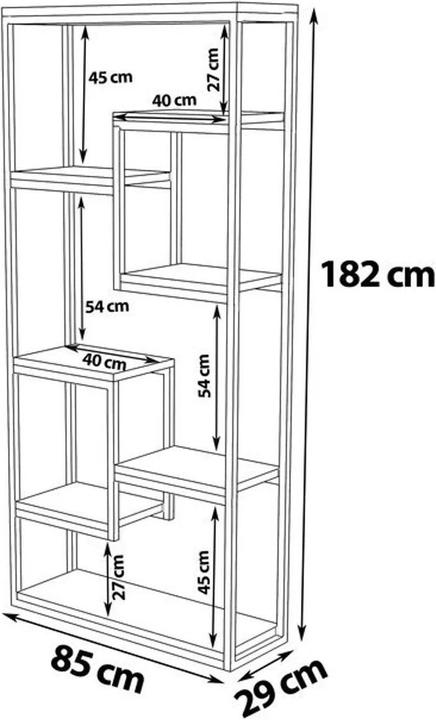 Image du produit Hanah Home Dayana (85 x 29 x 182 cm)