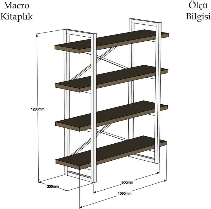 Immagine prodotto Hanah Home Preston (106 x 33 x 120 cm)
