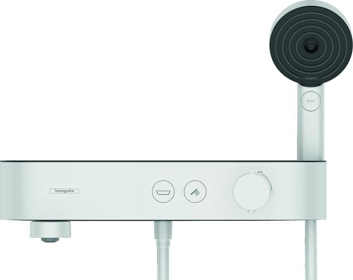 Actual product image hansgrohe HG Thermostatic SHOWERTABLET SELECT 400 exposed, DN 15 matt white