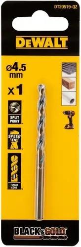 Produktbild DeWalt 4.5mm Black Gold Hss Drill Bit (4.5 Millimeter)