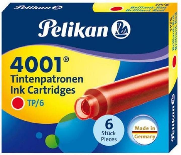 Immagine prodotto Pelikan 4001 Tp/6 (6 pz., Rosso)