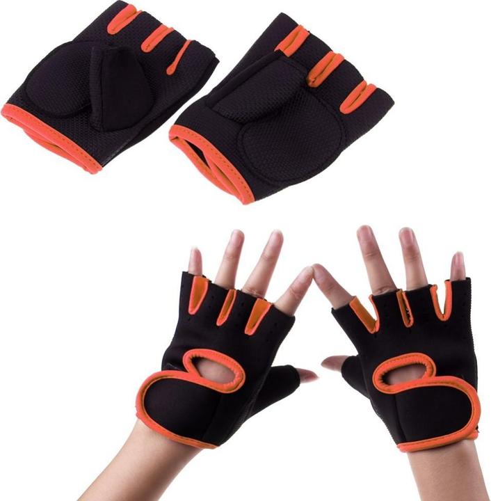 Produktbild JTI Trainingshandschuhe | Entwickelt für maximale Luftzirkulation - Orange (S)