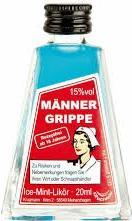 Actual product image Männer Grippe Shot Ice - Mint - Liqueur BOX / Germany (20 x 2 cl)