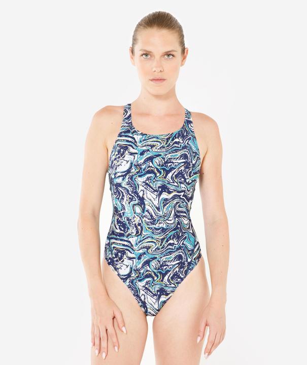 Actual product image Nabaiji Badeanzug Damen - Kamyleon Vai weiss (36, 38)