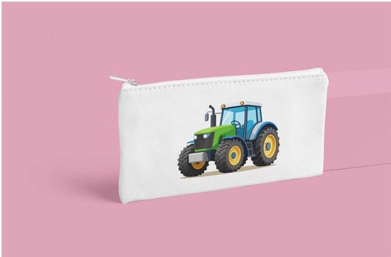 Produktbild Bügelbilder Schul & Freizeitsrucksack-Set Comic Traktor (15 l)