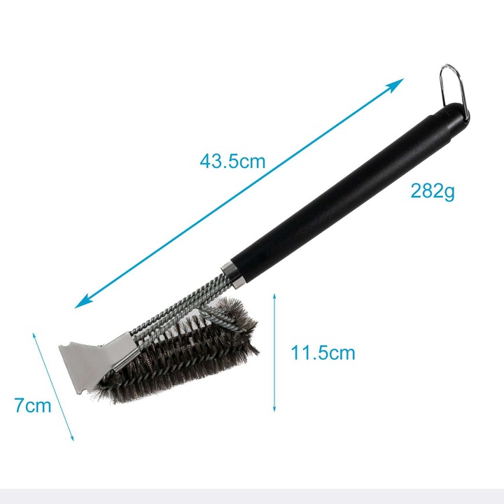 Produktbild Intirilife Grill Reinigungsbürste mit Schaber (43.50 cm)