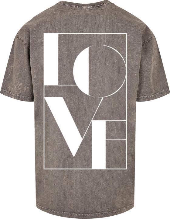 Produktbild Merchcode Love Acid Washed Heavy Oversize Tee - 112397 (M)
