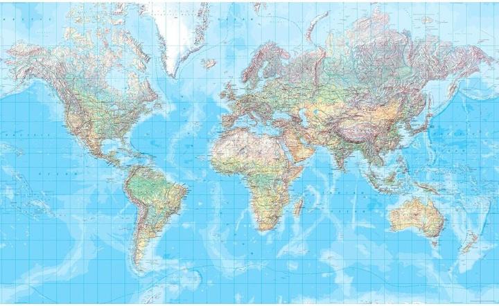 Mappa del mondo Plano