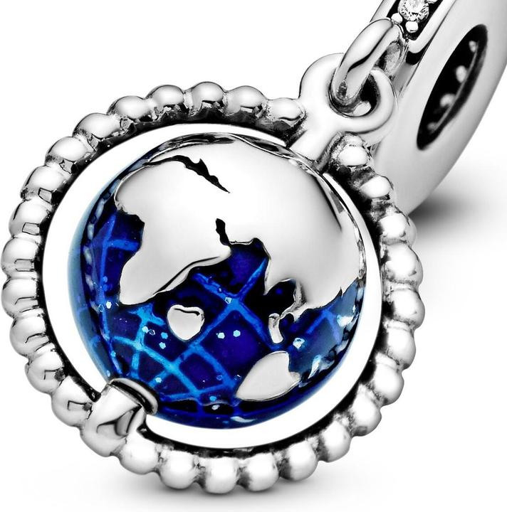 Image du produit Pandora Globe tournant (Argent 925, Perle)