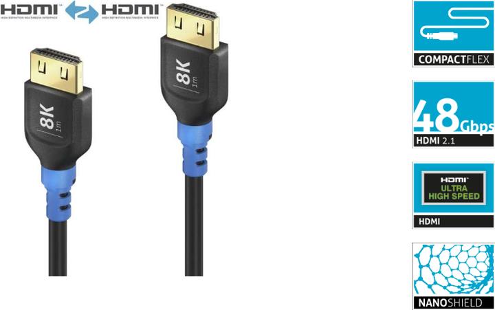 Actual product image Purelink HDMI cable 8K 0.3m (0.30 m, HDMI, 2.1)