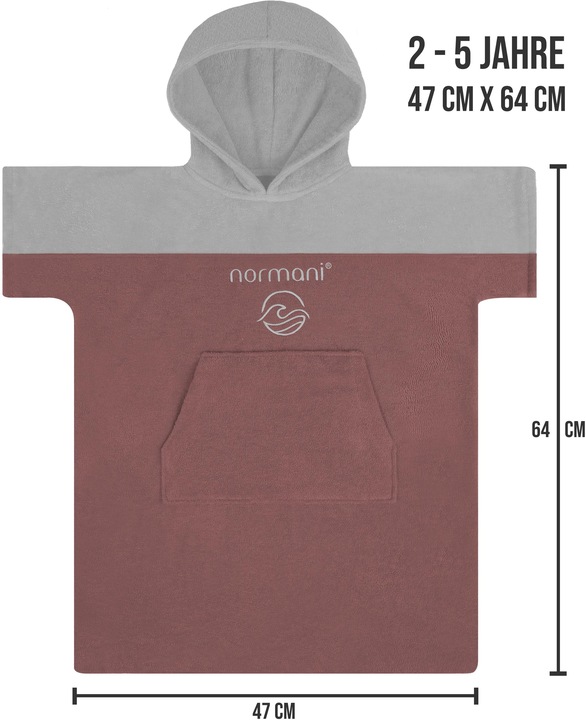 Produktbild Normani Kinder Badeponcho 2-5 Jahre Puwai (2, 3, 4, 5)
