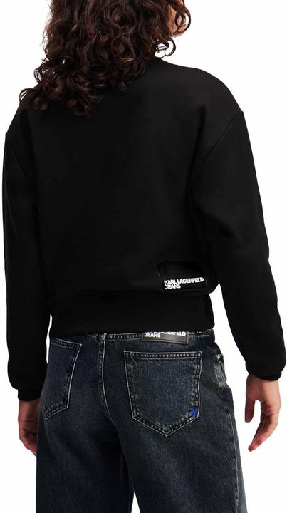 Image du produit Karl Lagerfeld Jeans, Dames, Essential Logo Sweat, Regular Fit, Wit, L (L)