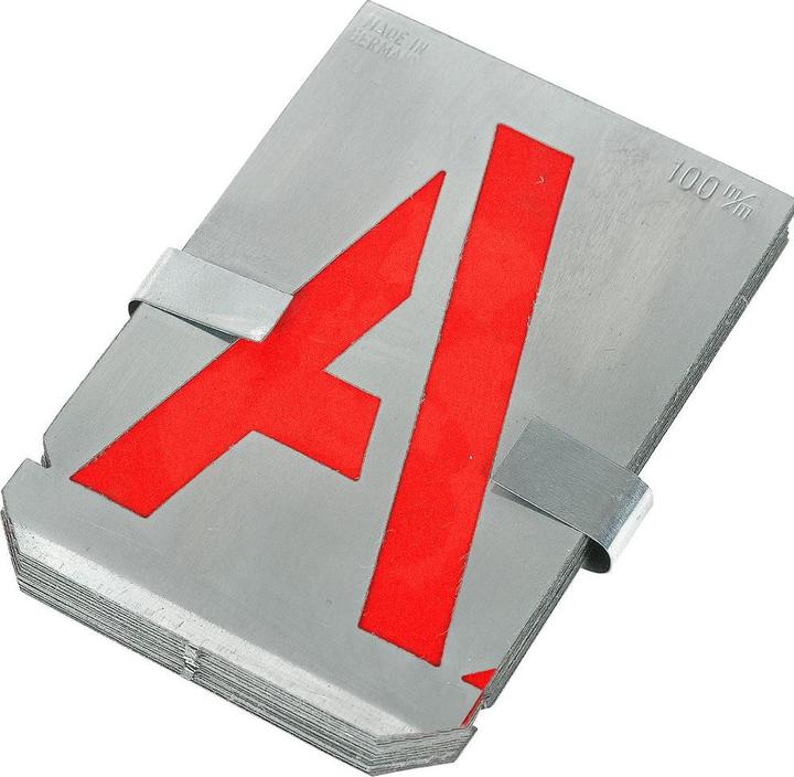 Produktbild Walkron Buchstaben-Schablonen-Sätze