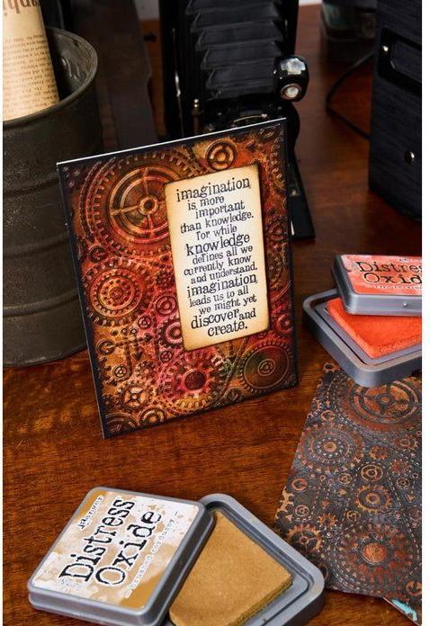 Produktbild Sizzix Multi Level Textured Impressions Prägefolder - Vault Gears von Tim Holtz