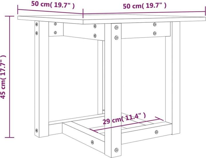 Actual product image vidaXL Couchtisch