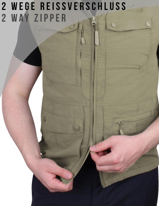 Produktbild Normani Herren Outdoor Weste Kudu - 1485 (7XL)