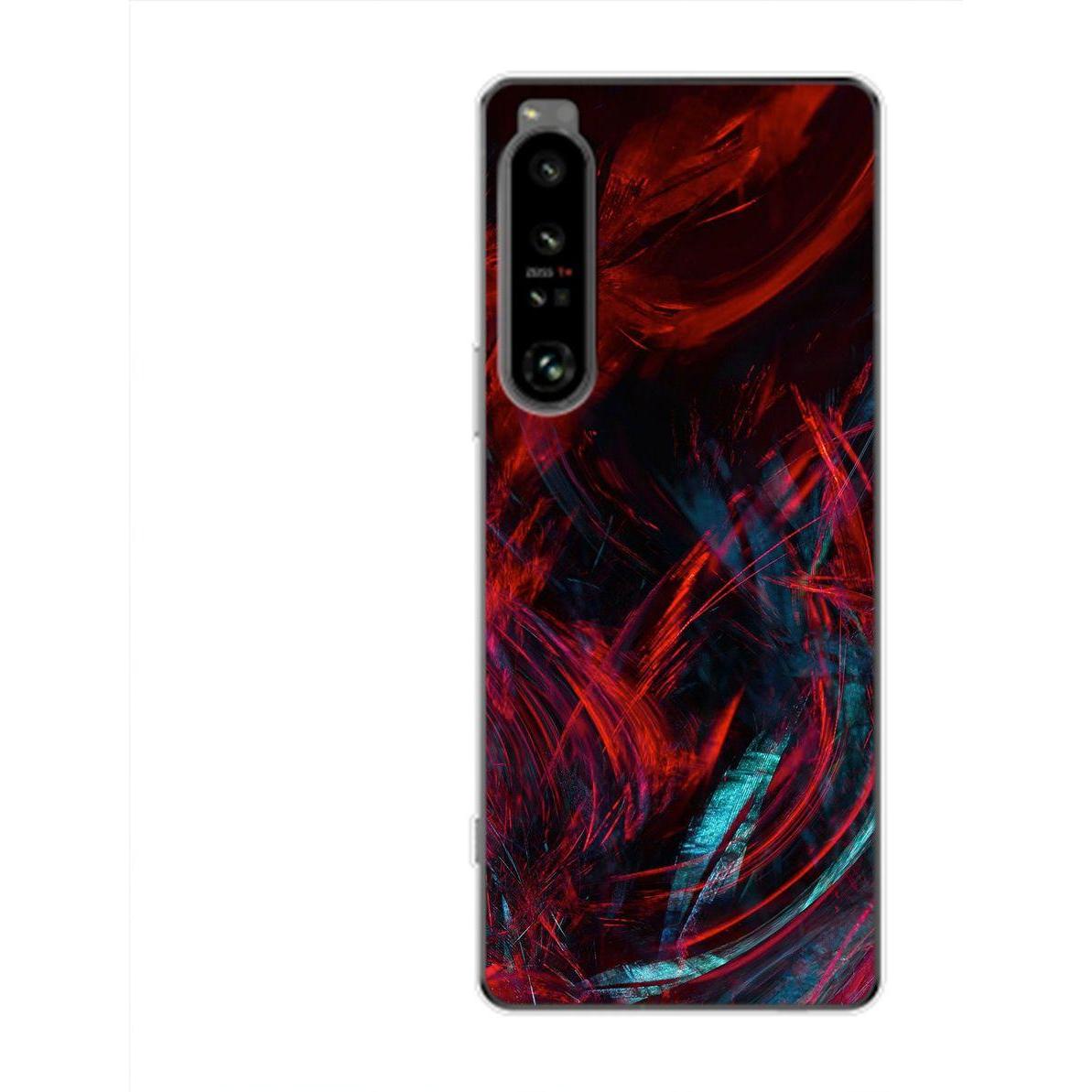 König Design Hülle Handy Schutz für Sony Xperia 1 IV Case Cover Tasche Bumper Etuis TPU Neu (Sony Xperia 1 IV), Smartpho...