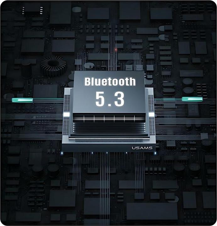 Actual product image Usams US-XD19 Dual-mic ENC TWS Earbuds --X-don Series BT5.3 (DNC, 18980 h, Wireless)