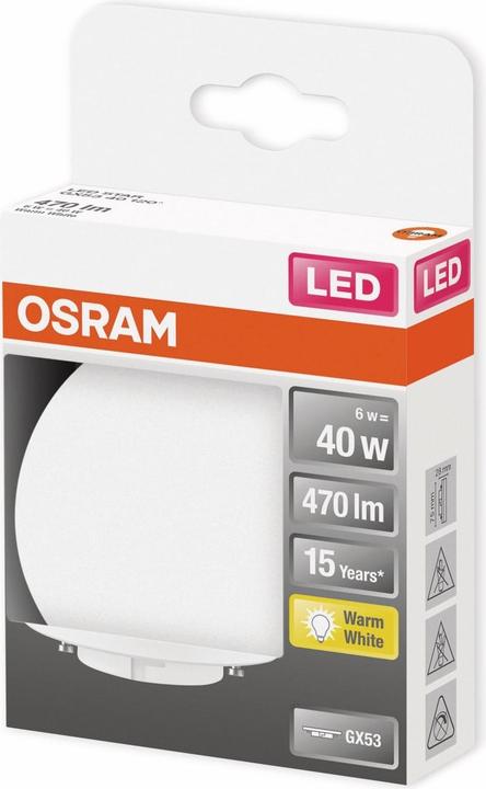 Produktbild Osram Led Star Gx53 (GX53, 470 lm, 1x)