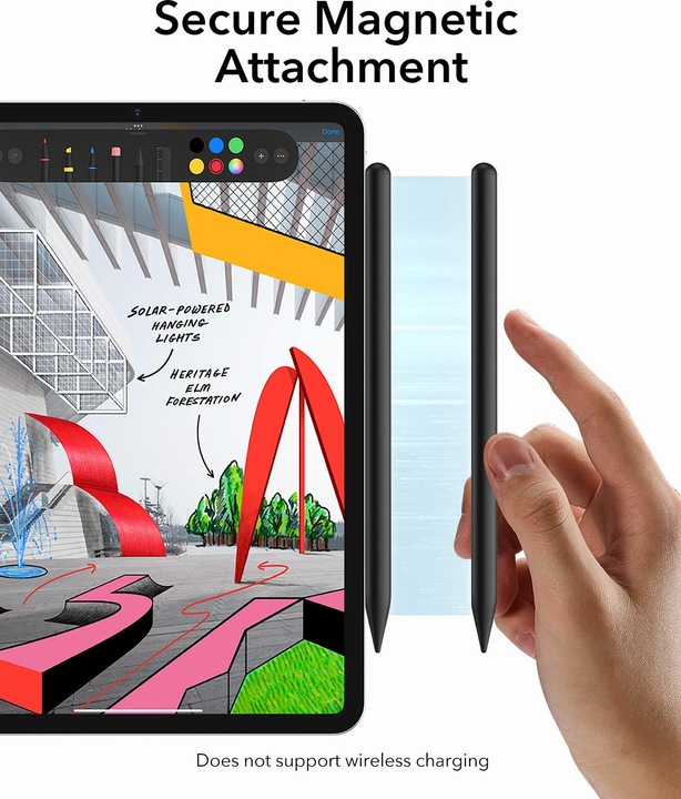 Actual product image ESR Digital Pencil Magnetic iPad