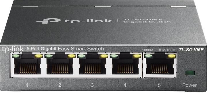 TP-Link Switch Omada Easy Smart 5 x 1G Ports TL-SG105E 5 Port (5 Ports)