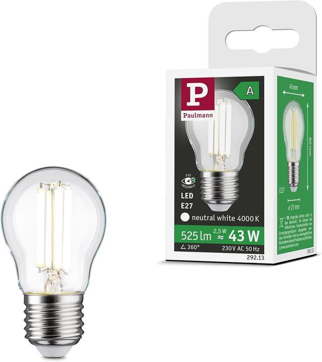 Produktbild Paulmann Tropfen Eco-Line (E27, 525 lm, 1x)