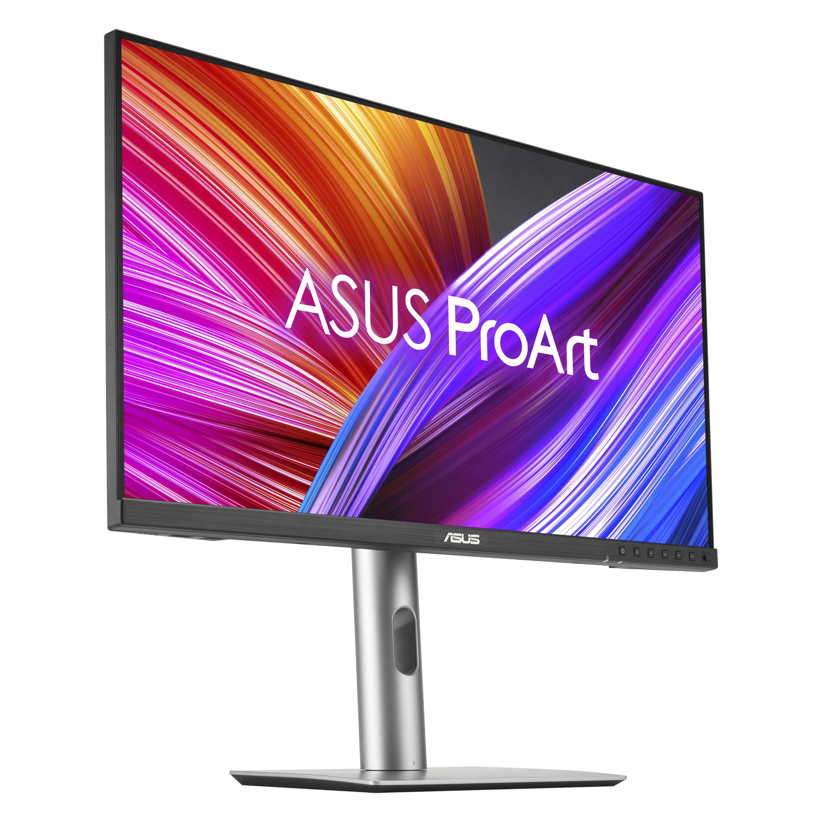 ASUS ProArt PA24ACRV (2560 x 1440 Pixel, 23.80"), Monitor, Silber, Schwarz