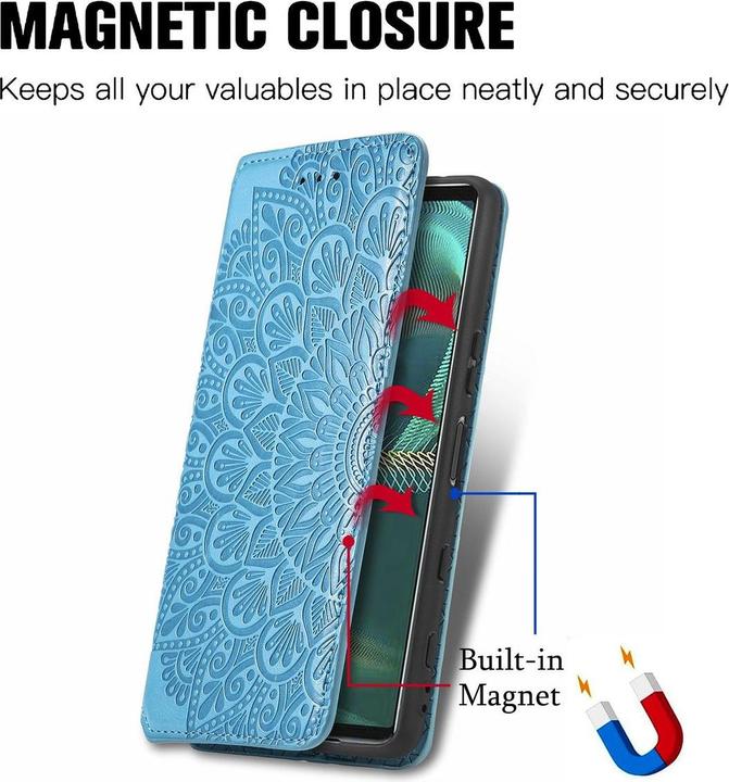 Produktbild König Design Hülle Handy Schutz für Sony Xperia 5 III Case Flip Cover Tasche Etuis Bumper (Sony Xperia 5 III)