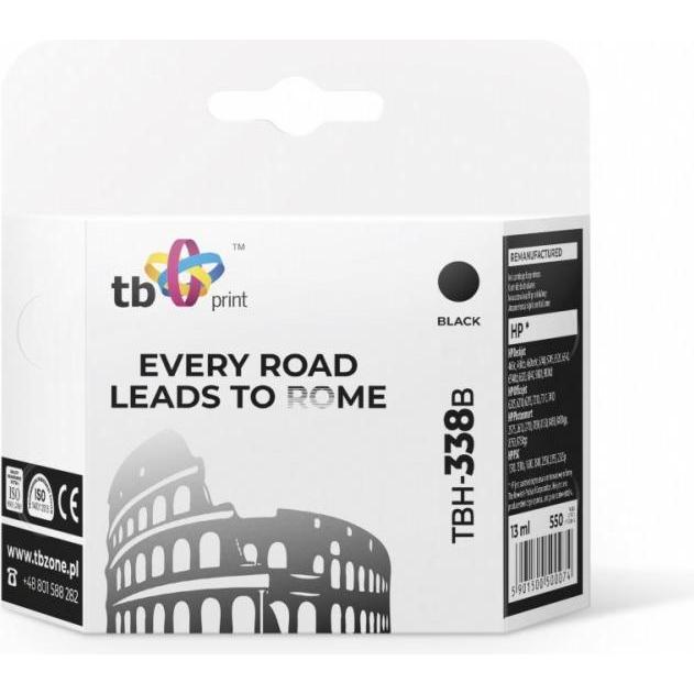 Print, Druckerpatrone, TBH-338B ink cartridge 1 pc(s) Compatible Black (B)