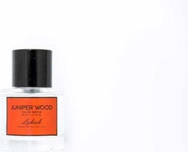 Actual product image Label Juniper Wood EdP Eau de Parfum 50ml (Eau de parfum, 50 ml)