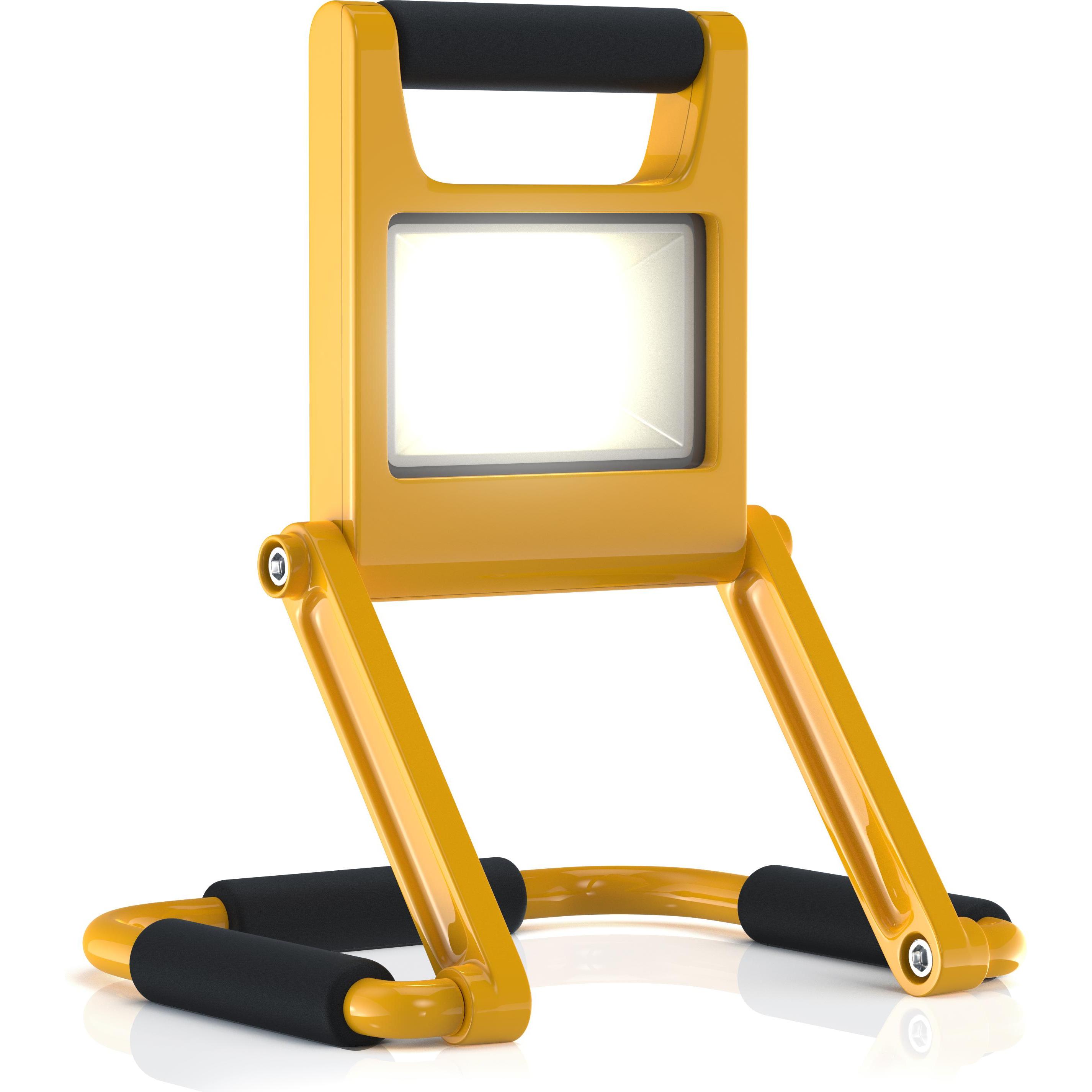 Thumbnail - Brandson, Arbeitsleuchte, Baustrahler LED mit Akku, 2 Dimmstufen, 600 Lumen einklappbare IP44 Arbeitsleuchte (600 lm)