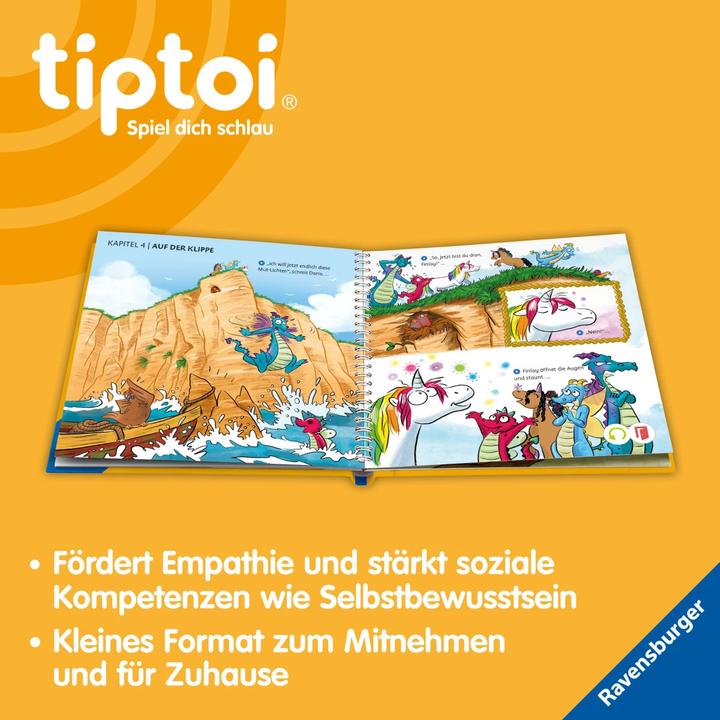 Actual product image tiptoi Darro Drache und die Sache mit dem Mut (German, Katja Rough, Cee Neudert, 2024)