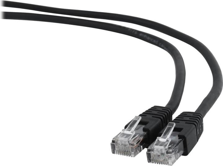 Actual product image Gembird * Patch cord Cat.6 UTP 3m black (U/UTP, CAT6, 3 m)