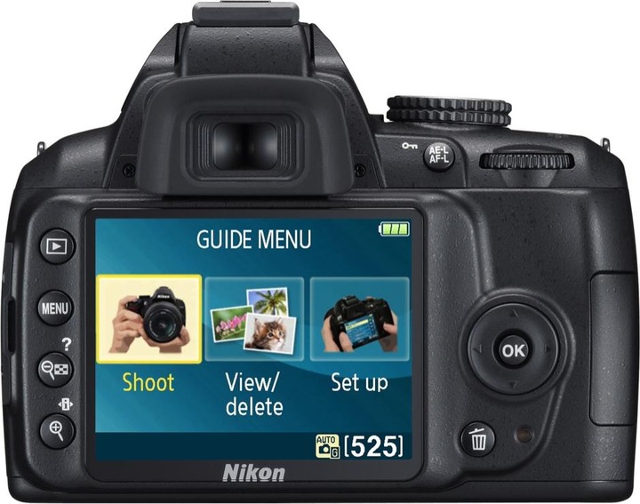Actual product image Nikon D3000, 10.2 MPixel, SLR, Body (DX)