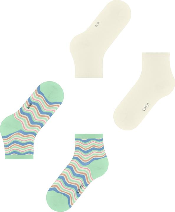 Produktbild Esprit Watercolor 2-Pack Baumwollsocken (2er Pack, 35 - 38)