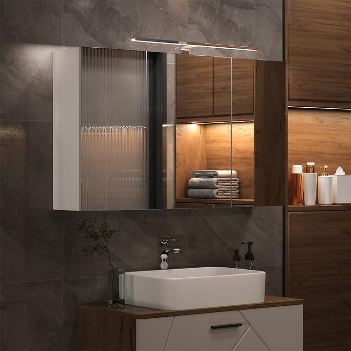 Produktbild Vicco Lavio mit 3 Türen und LED-Beleuchtung (100 x 20 x 60 cm)