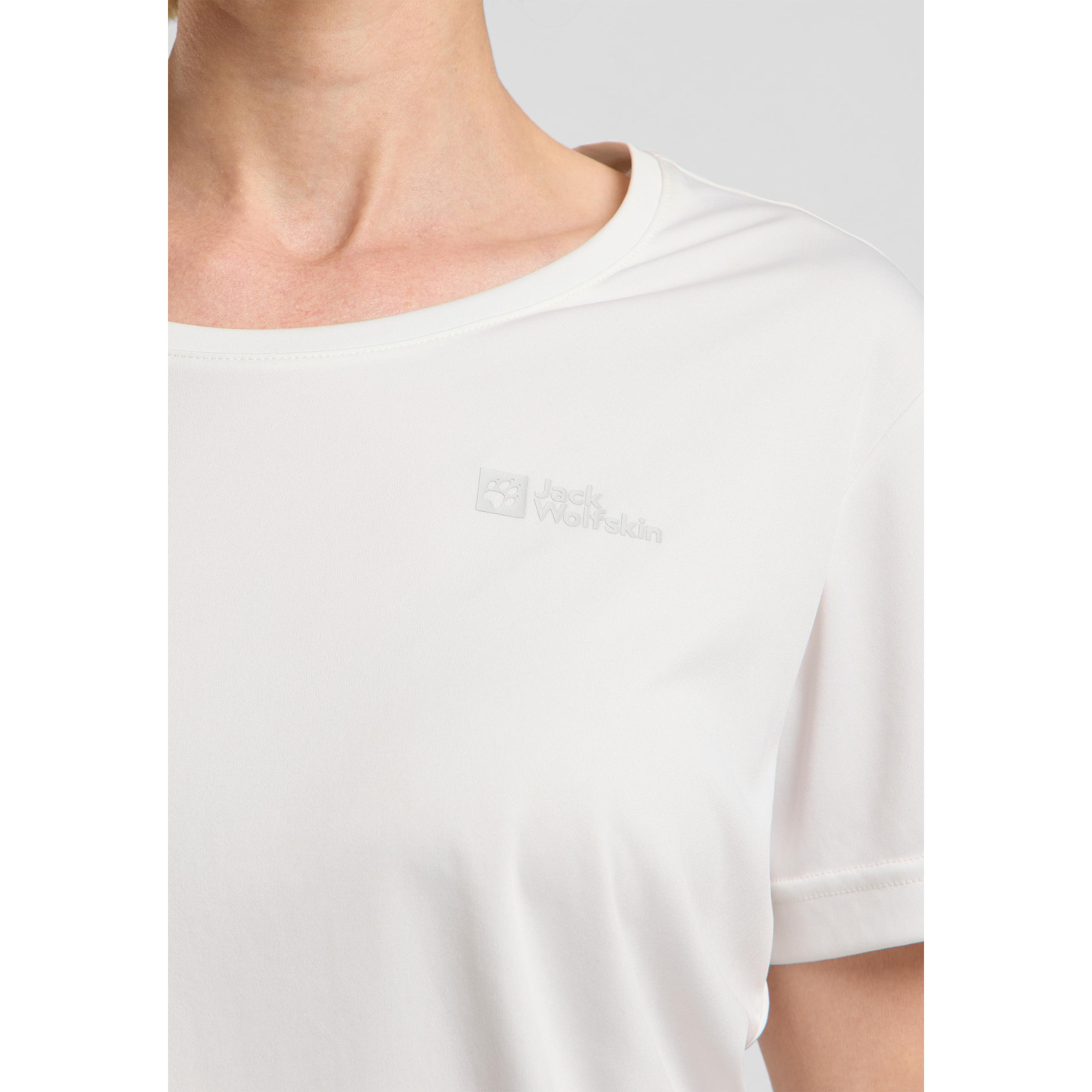 Thumbnail - Jack Wolfskin, Damen, Funktionsshirt, Tech T W (XS), Weiss, XS