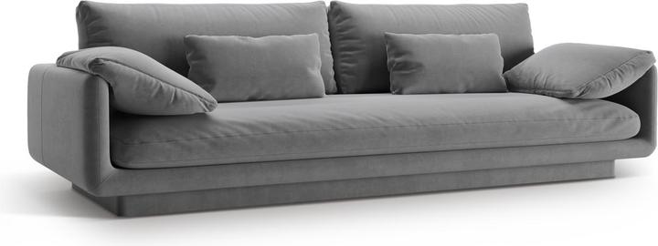 Actual product image Micadoni Velvet Sofa, "Torino", 4 Seats, 250x103x83 Made in Europe (4-seater)