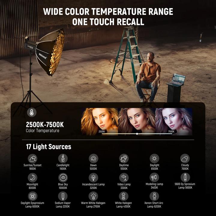 Actual product image Neewer FS150C 130W RGB Video Light (Video light)