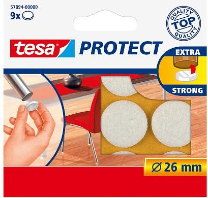 Productafbeelding tesa Vilten glijders (Vilten glijders, 9 Stuk)