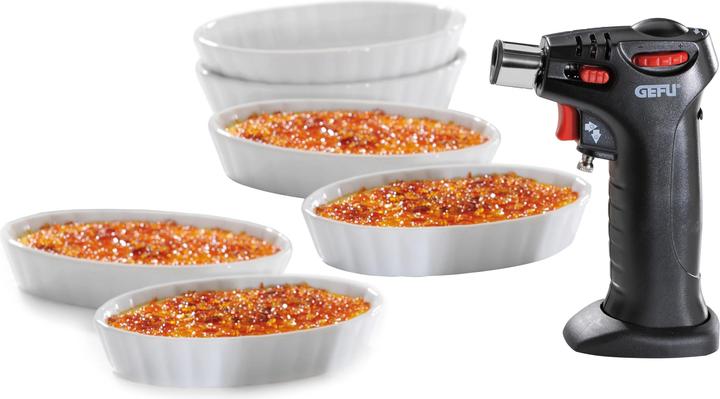 GEFU 00040 Kit crème brûlée CARMELLO 7 pièces