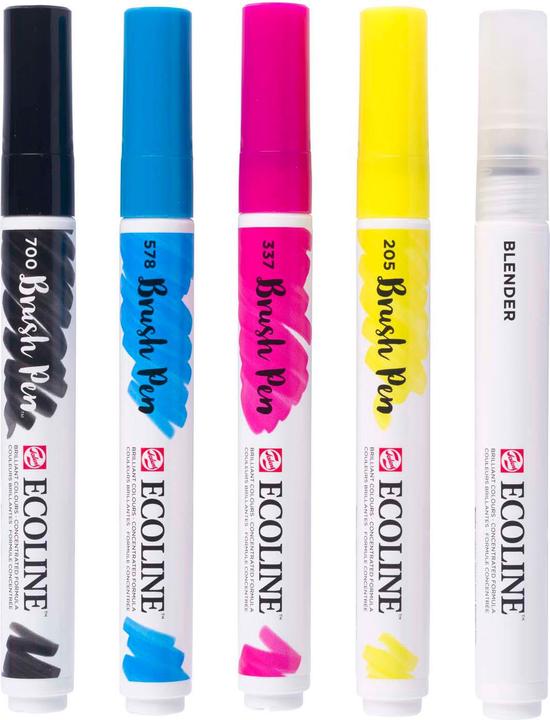 Actual product image Talens ECOLINE Brush Pen (Multicoloured, 5 x)