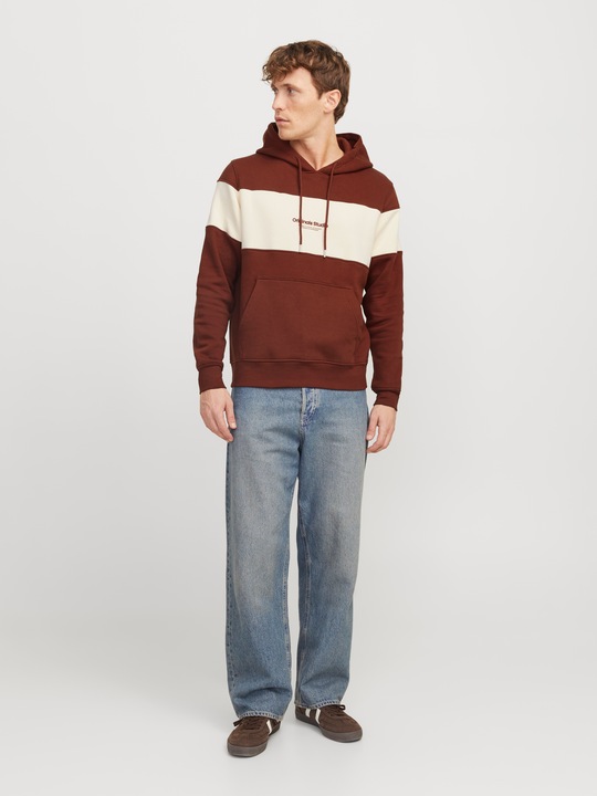 Produktbild Jack & Jones Jorvesterbro Block Sweat Hood Styd Aw24 (M)